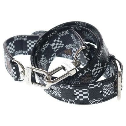 Louis Vuitton Flap Soft Trunk 2-Way Messenger Shoulder Bag Black White — view 6