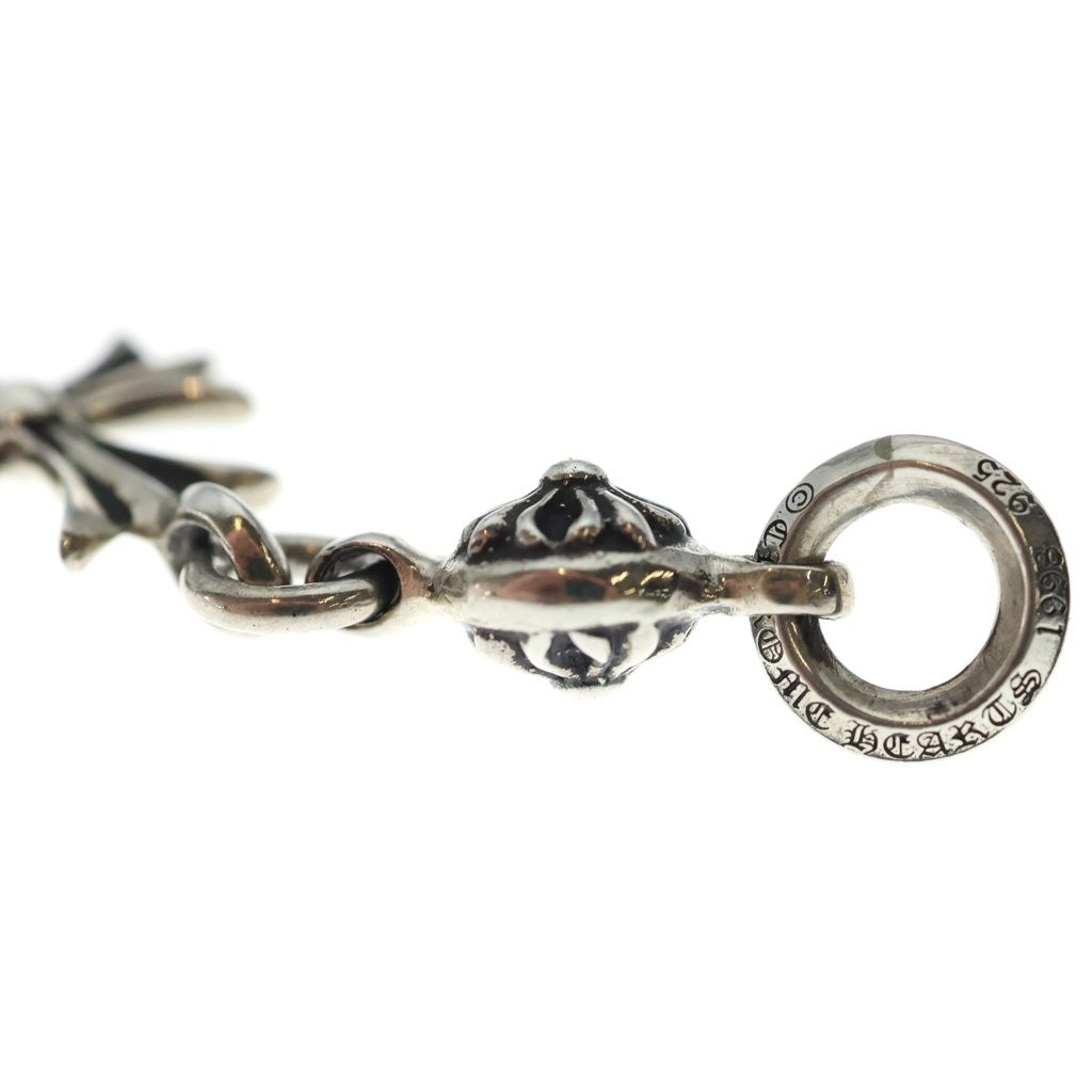 Chrome Hearts Tny CH Crs 1 Ball Tiny CH Cross Charm Pendant Silver — view 6