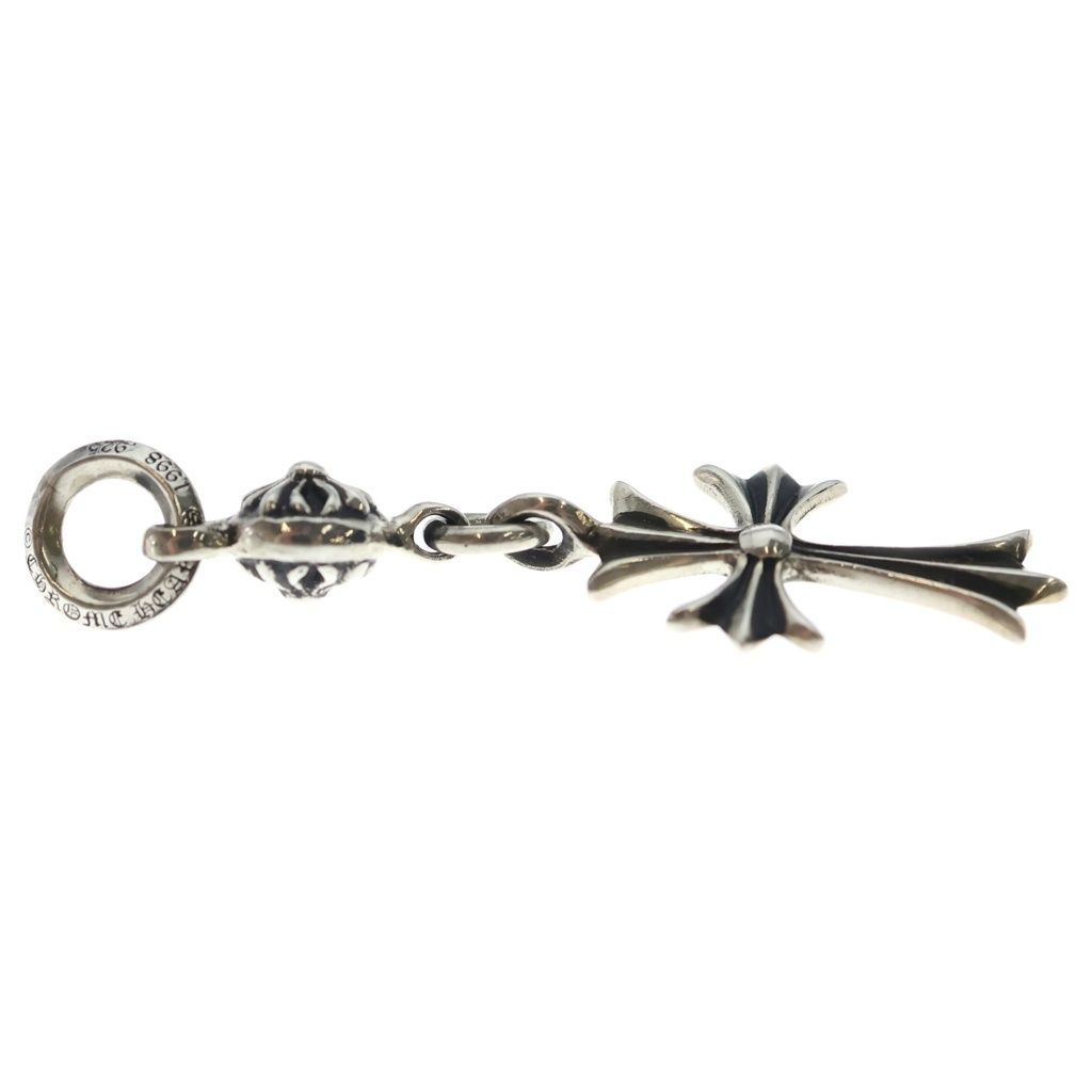 Chrome Hearts Tny CH Crs 1 Ball Tiny CH Cross Charm Pendant Silver — view 4