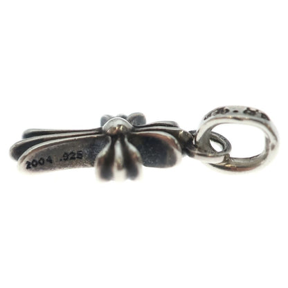 Chrome Hearts Crs Baby Fat P Dmnd Fat Cross Pave Diamond Pendant Silver — view 3