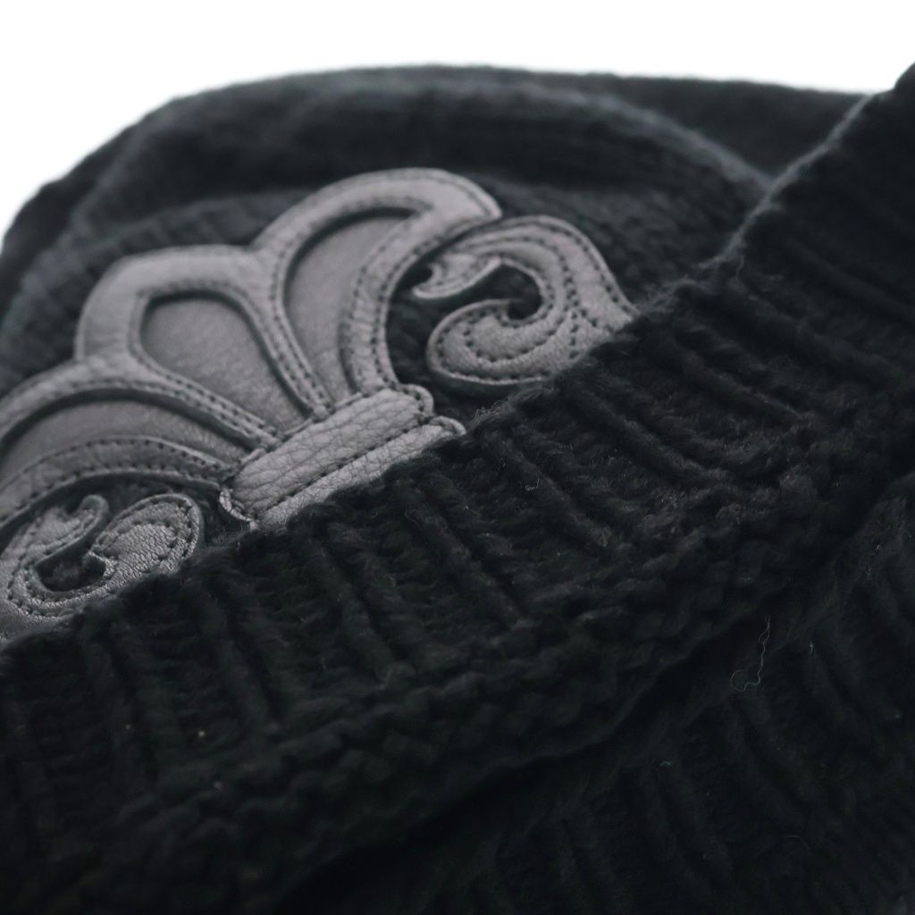 Chrome Hearts BS Flare Beanie BS Cashmere Hat with Patch — view 8