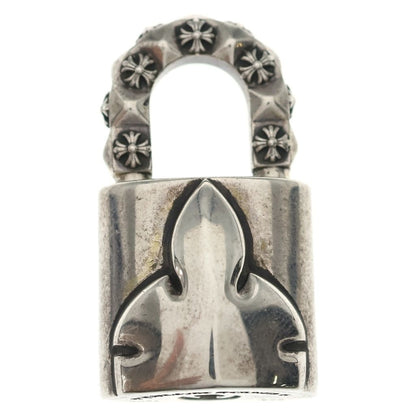 Chrome Hearts Padlock Flerknee Flare Knee Pendant Silver