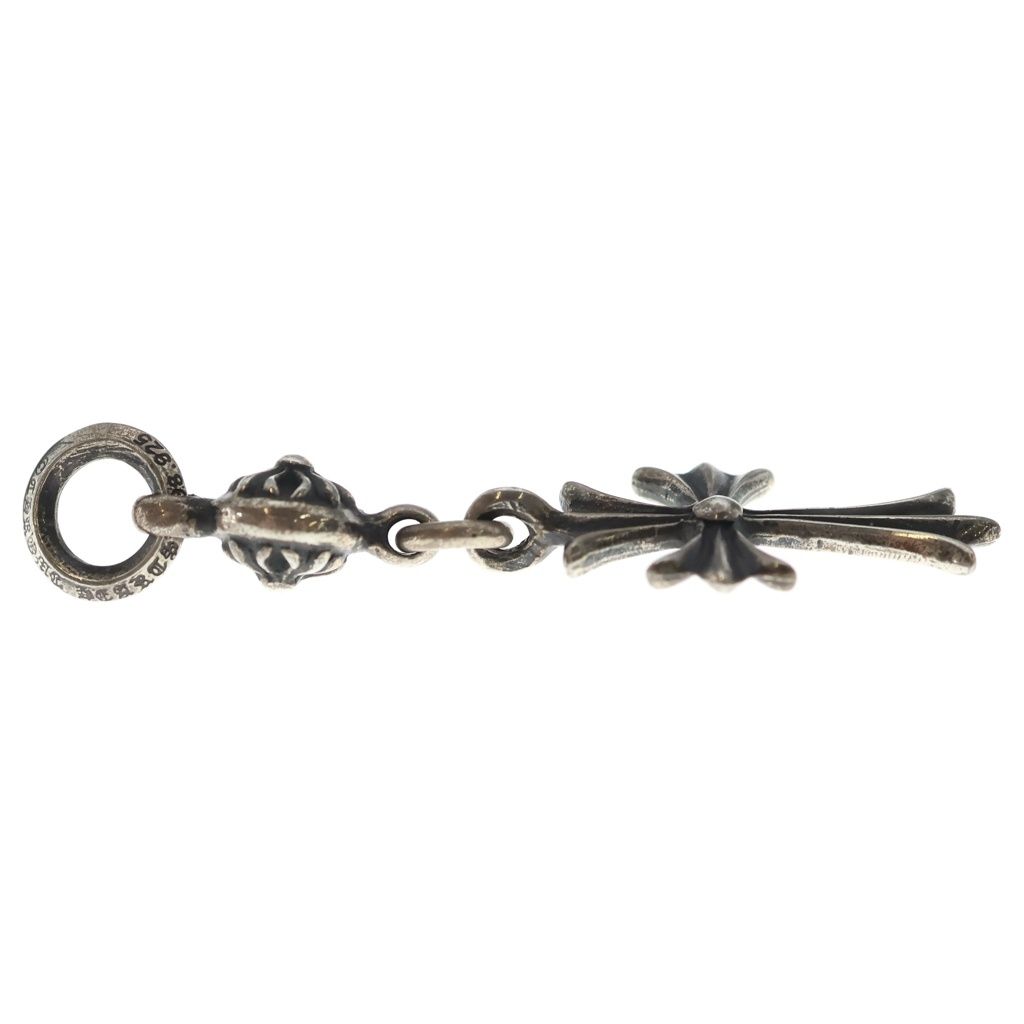 Chrome Hearts Tny CH Crs 1 Ball Tiny CH Cross Charm Pendant Silver — view 4