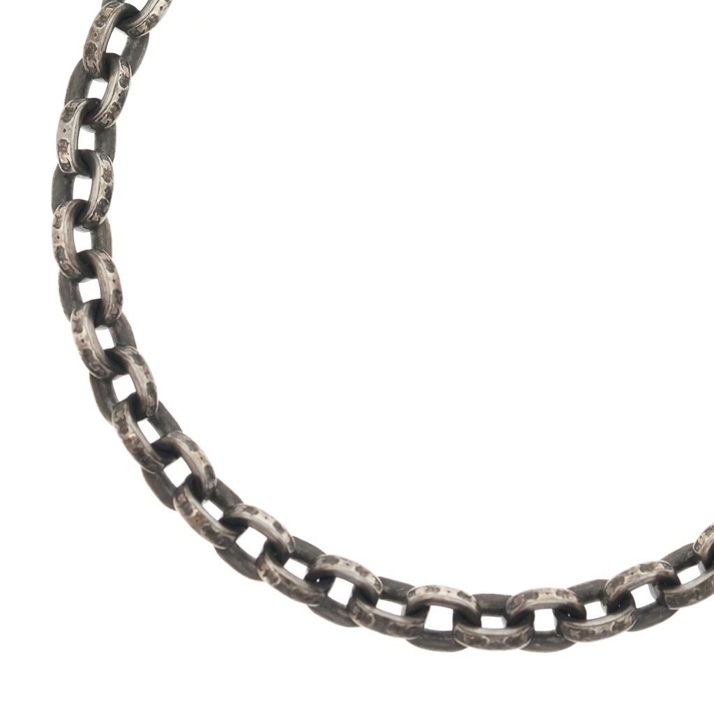Chrome Hearts Paper Chain 22 Necklace Silver
