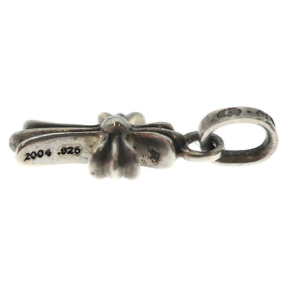 Chrome Hearts Crs Baby Fat P Sap Fat Cross Pave Pink Saffiano Pendant Silver — view 3