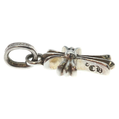 Chrome Hearts Crs Baby Fat P Sap Fat Cross Pave Pink Saffiano Pendant Silver — view 4