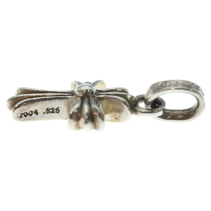 Chrome Hearts Crs Baby Fat P Sap Fat Cross Pave Pink Saffiano Pendant Silver — view 3