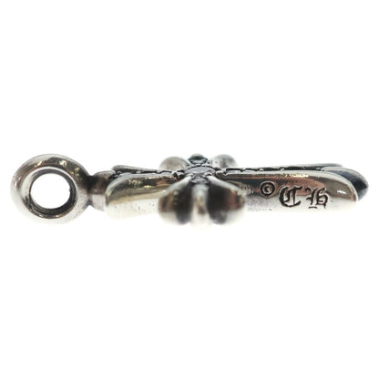 Chrome Hearts Tny Crsf P Dia Tiny Fat Cross Pave Diamond Pendant Silver — view 4
