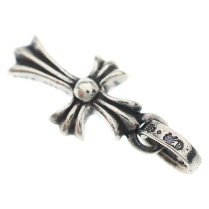 Chrome Hearts Crs Baby Fat P Dmnd Fat Cross Pave Diamond Pendant Silver — view 5