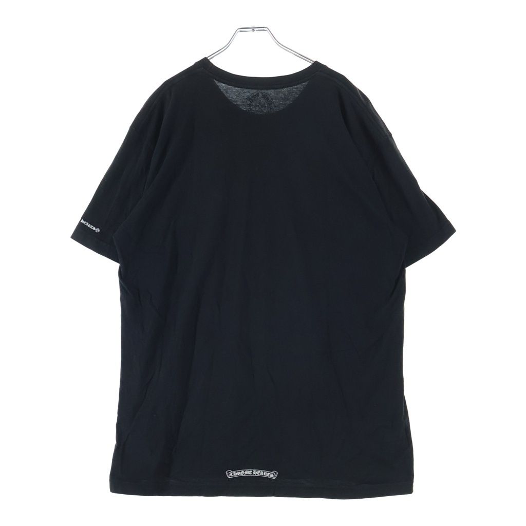 Chrome Hearts CH T-Shirt Neck Logo Short Sleeve Black — view 2
