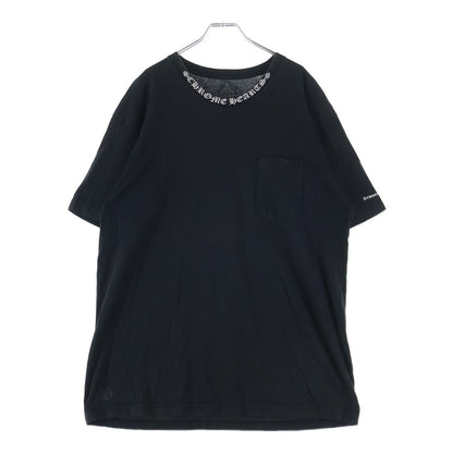Chrome Hearts CH T-Shirt Neck Logo Short Sleeve Black