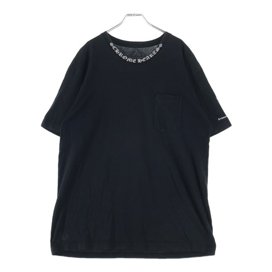 Chrome Hearts CH T-Shirt Neck Logo Short Sleeve Black