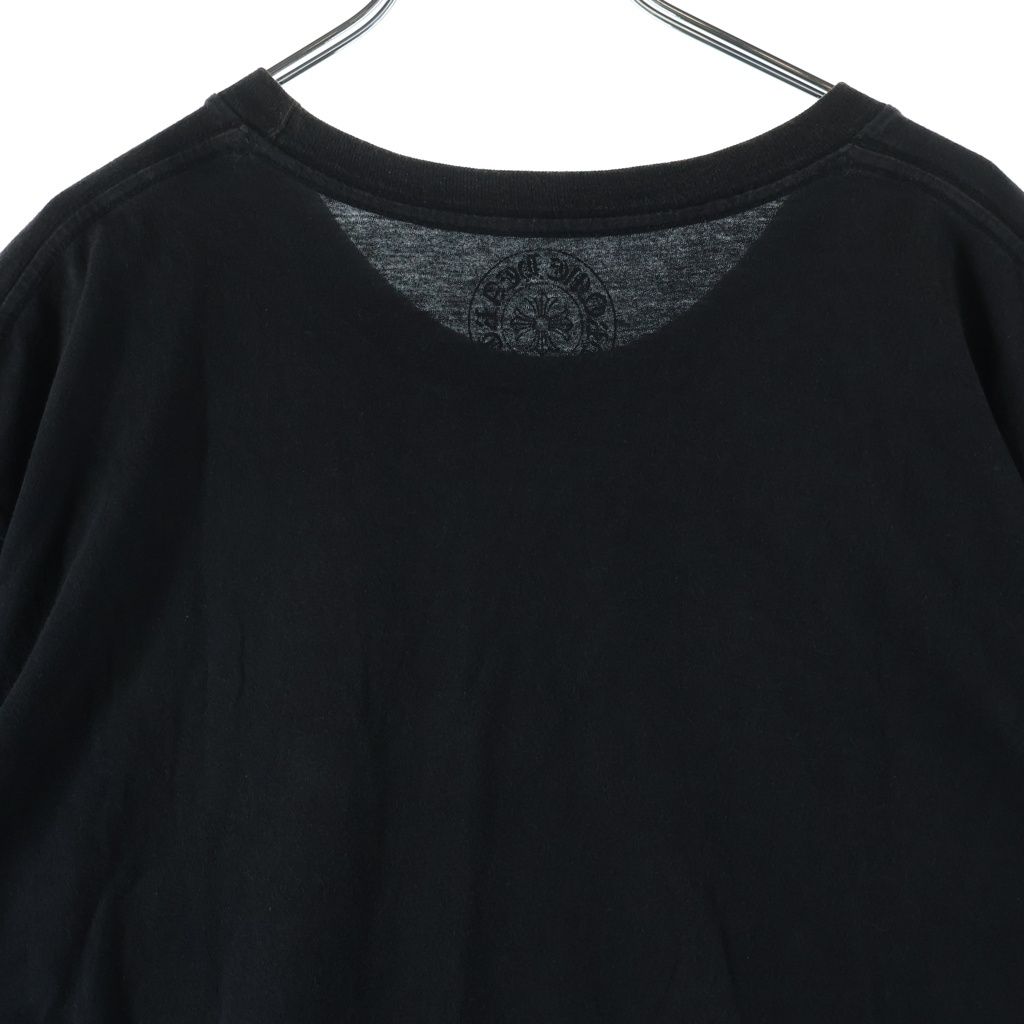 Chrome Hearts CH T-Shirt Neck Logo Short Sleeve Black — view 4