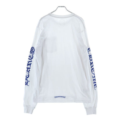 Chrome Hearts CH LS Neck Logo Print Sleeve Long T-Shirt Top White — view 2