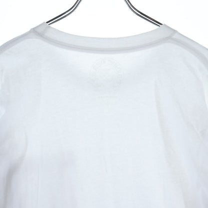 Chrome Hearts CH LS Neck Logo Print Sleeve Long T-Shirt Top White — view 4