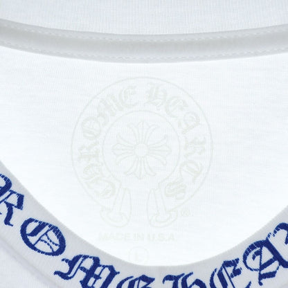 Chrome Hearts CH LS Neck Logo Print Sleeve Long T-Shirt Top White — view 7