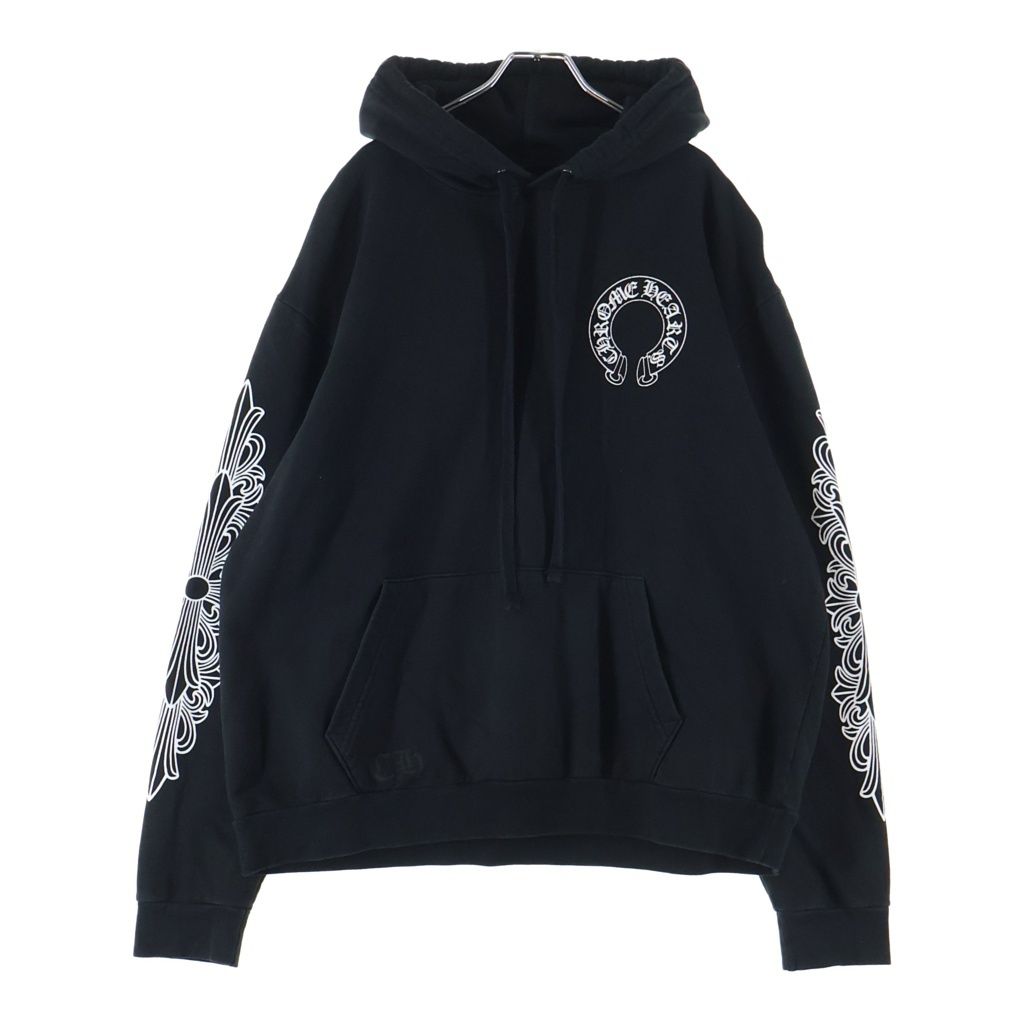 Chrome Hearts Sweatshirt Plvr Sleeves Floral Back Horseshoe Print Pullover — view 2