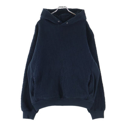 Dior All Over Pattern Oblique Jacquard Pullover Hoodie Sweatshirt Navy