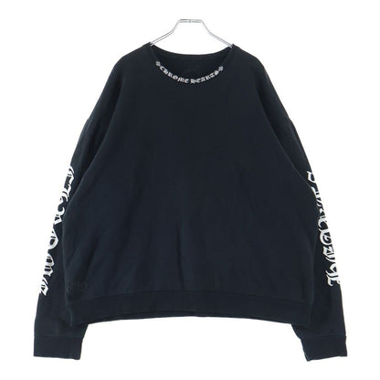 Chrome Hearts Sweatshirt Plvr Neck Logo Print Crew Black
