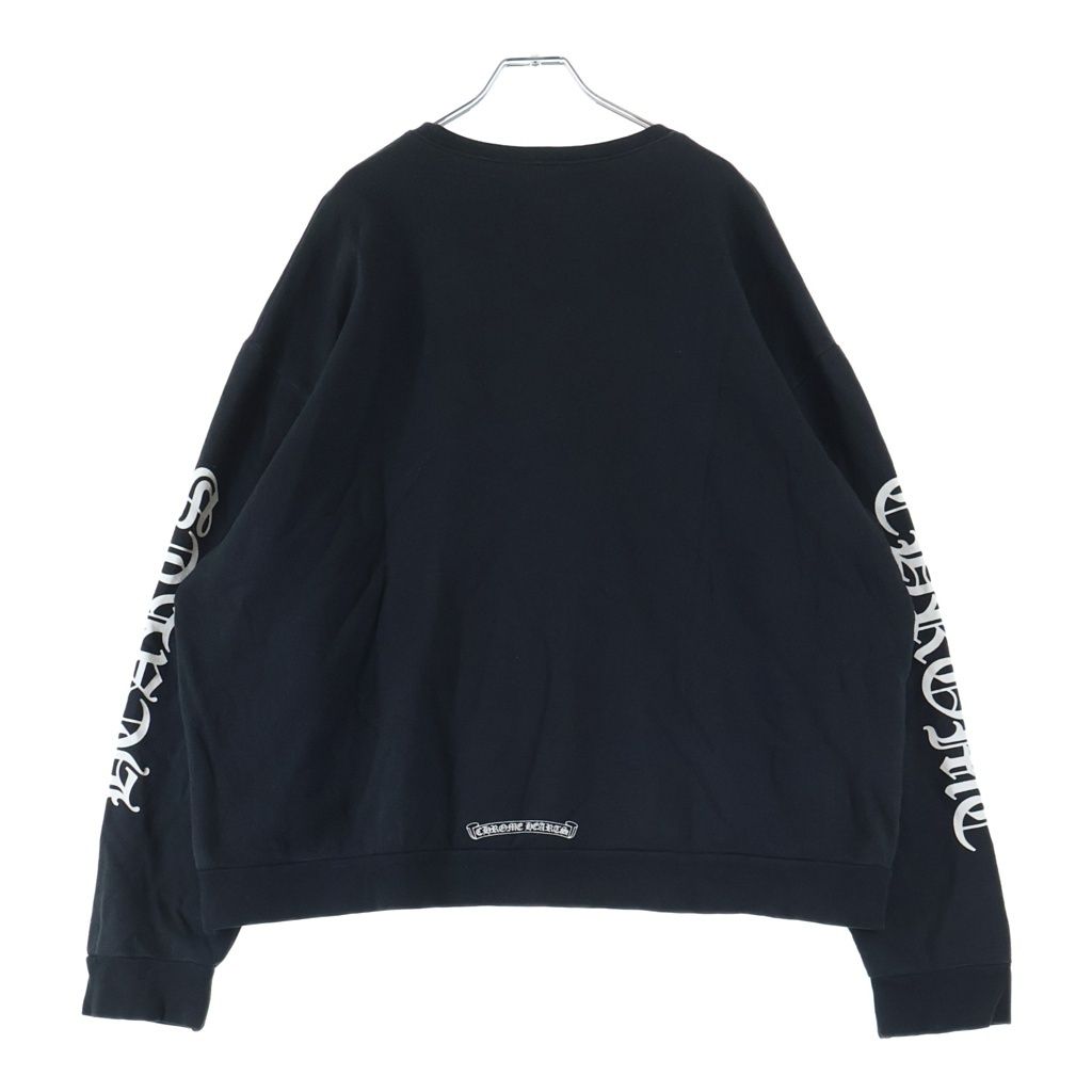 Chrome Hearts Sweatshirt Plvr Neck Logo Print Crew Black — view 2