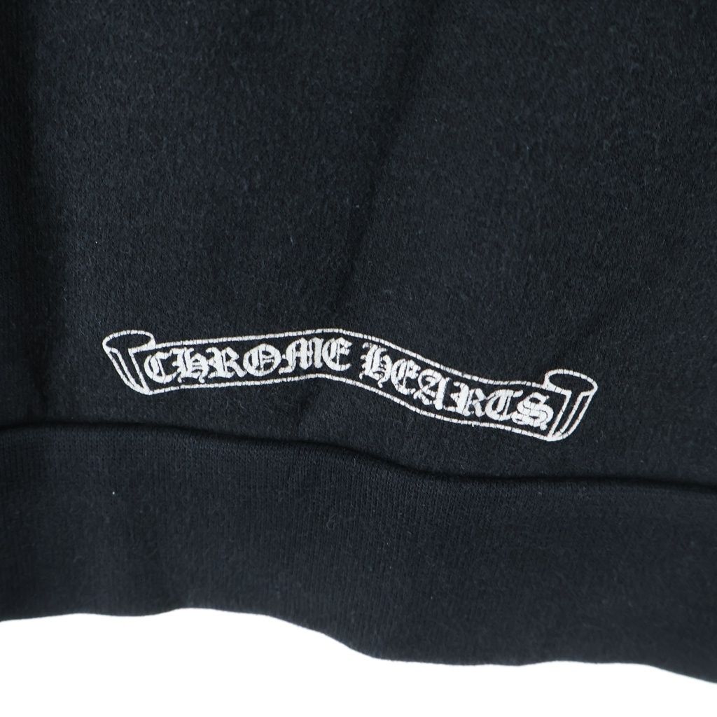 Chrome Hearts Sweatshirt Plvr Neck Logo Print Crew Black — view 6