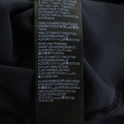 Balenciaga Paris Liberty Distressed Crew Neck Short Sleeve T-Shirt Black Tqvr — view 7