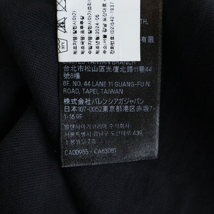 Balenciaga Paris Liberty Distressed Crew Neck Short Sleeve T-Shirt Black Tqvr — view 8