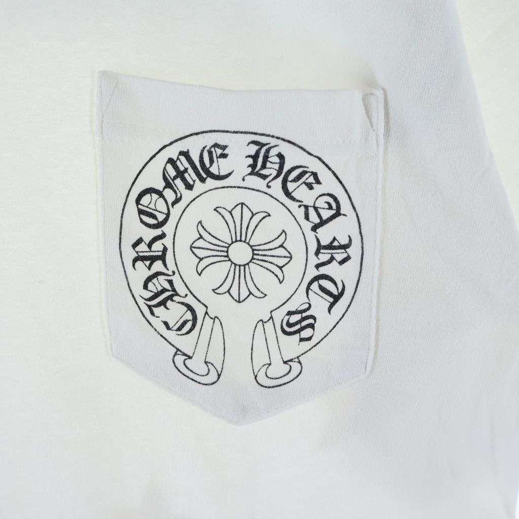 Chrome Hearts Vintage Back Scroll Label Star Print Short Sleeve Pocket T-Shirt — view 5