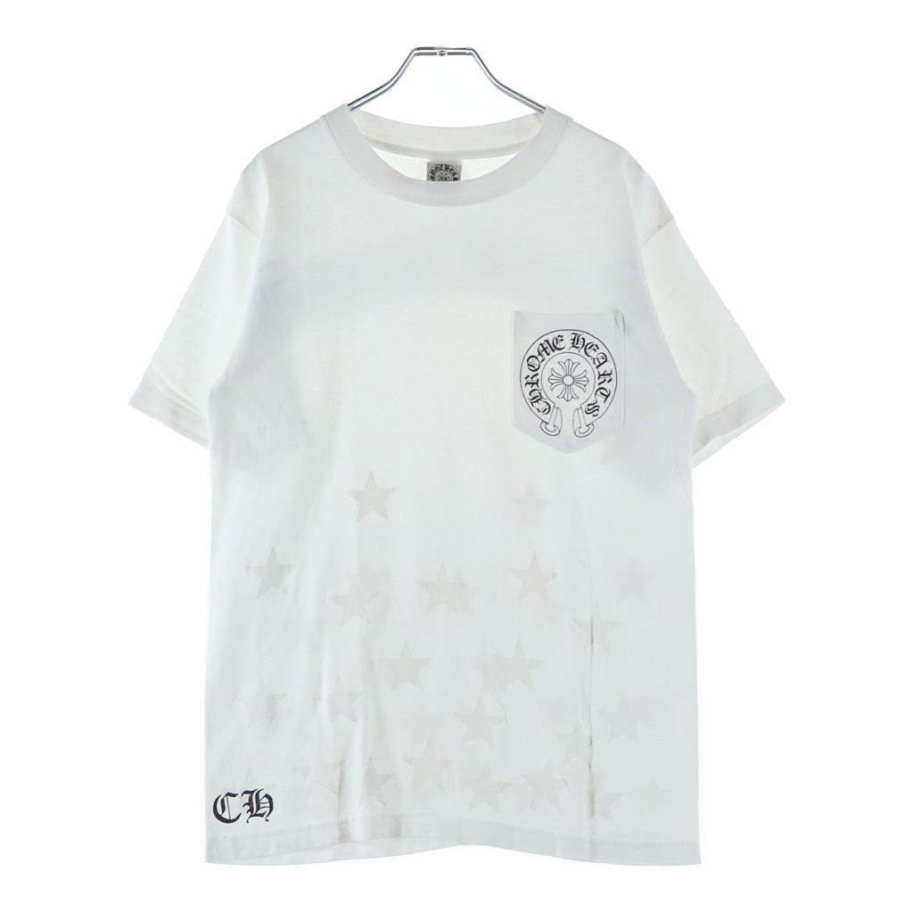 Chrome Hearts Vintage Back Scroll Label Star Print Short Sleeve Pocket T-Shirt — view 2
