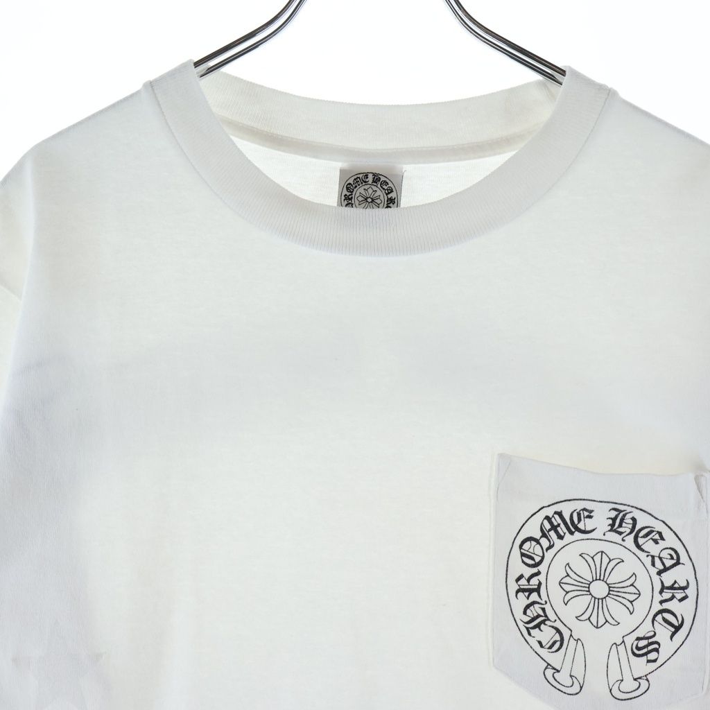 Chrome Hearts Vintage Back Scroll Label Star Print Short Sleeve Pocket T-Shirt — view 3