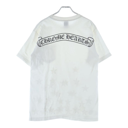 Chrome Hearts Vintage Back Scroll Label Star Print Short Sleeve Pocket T-Shirt