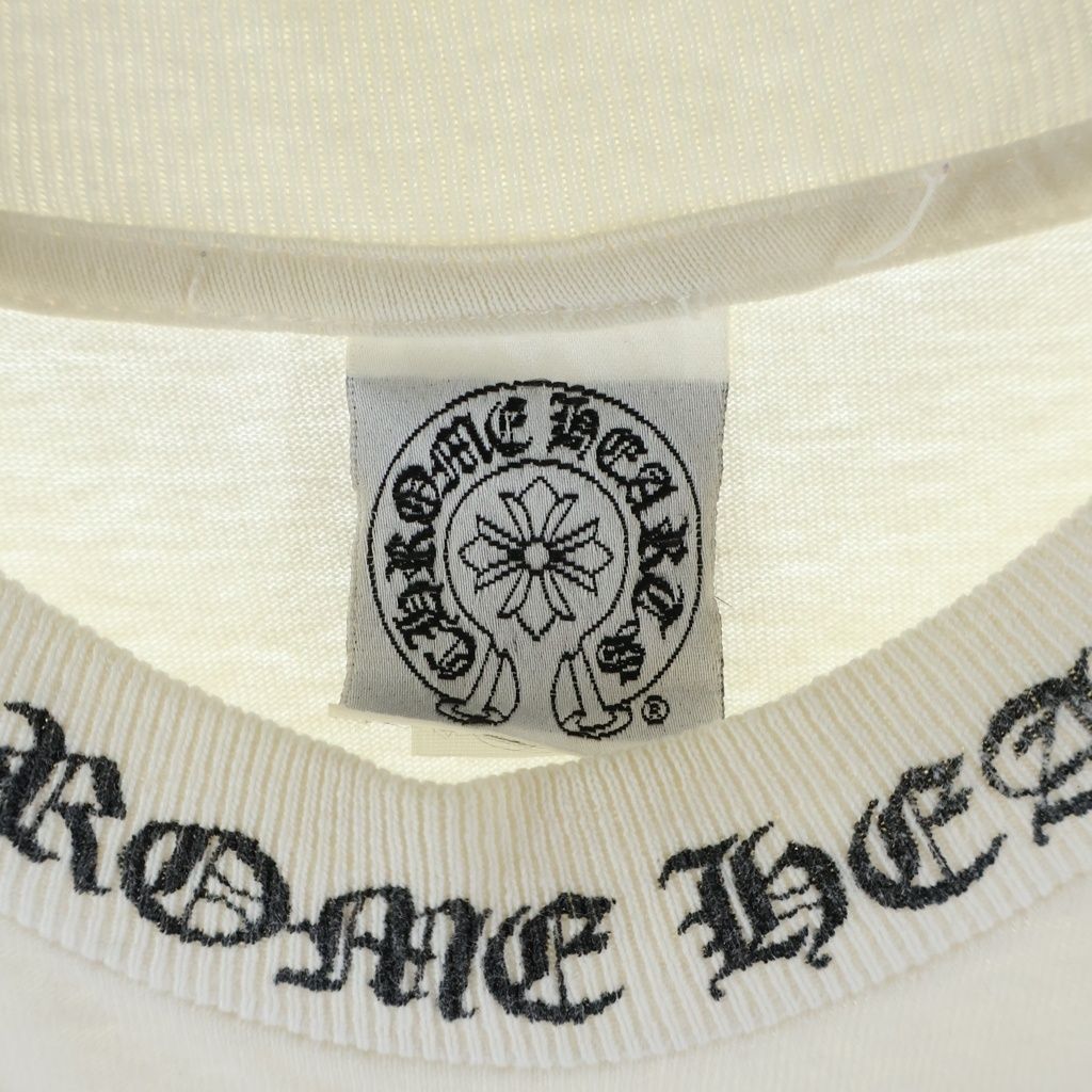 Chrome Hearts Vintage Neck Logo Back Vine Daga Print Long Sleeve T-Shirt — view 7
