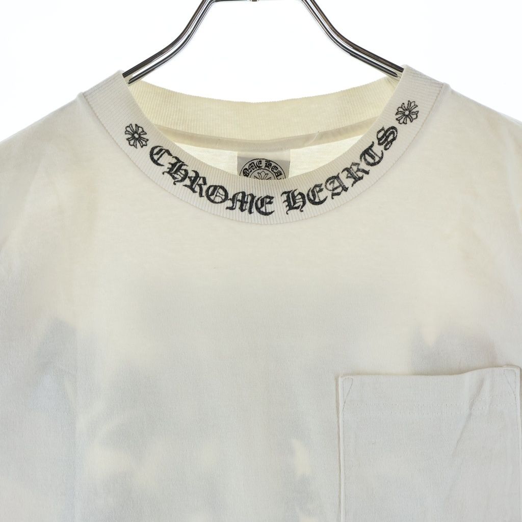 Chrome Hearts Vintage Neck Logo Back Vine Daga Print Long Sleeve T-Shirt — view 3
