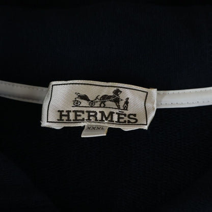 Hermes Set Side Line Zip Up Sweatshirt Hoodie Track Pants Navy — view 6