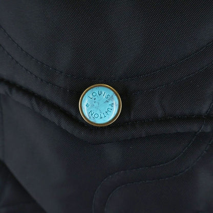Louis Vuitton Turquoise Button Quilted Overshirt Jacket Black — view 5