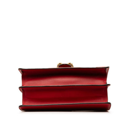 Gucci Dionysus Bamboo 2-Way Shoulder Bag Red Leather — view 4