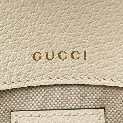 Gucci Adidas Horsebit Crossbody Shoulder Bag White Black Leather — view 7