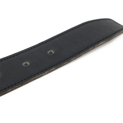 Hermes Belt Buckle Reversible Box Calf Leather Black Light Brown Gold 62 — view 5