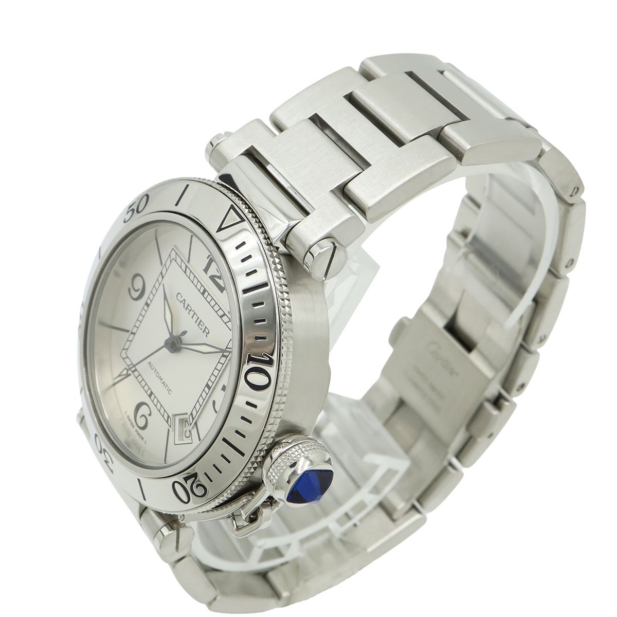 Cartier Pasha Seatimer Silver Dial Automatic Watch — view 6
