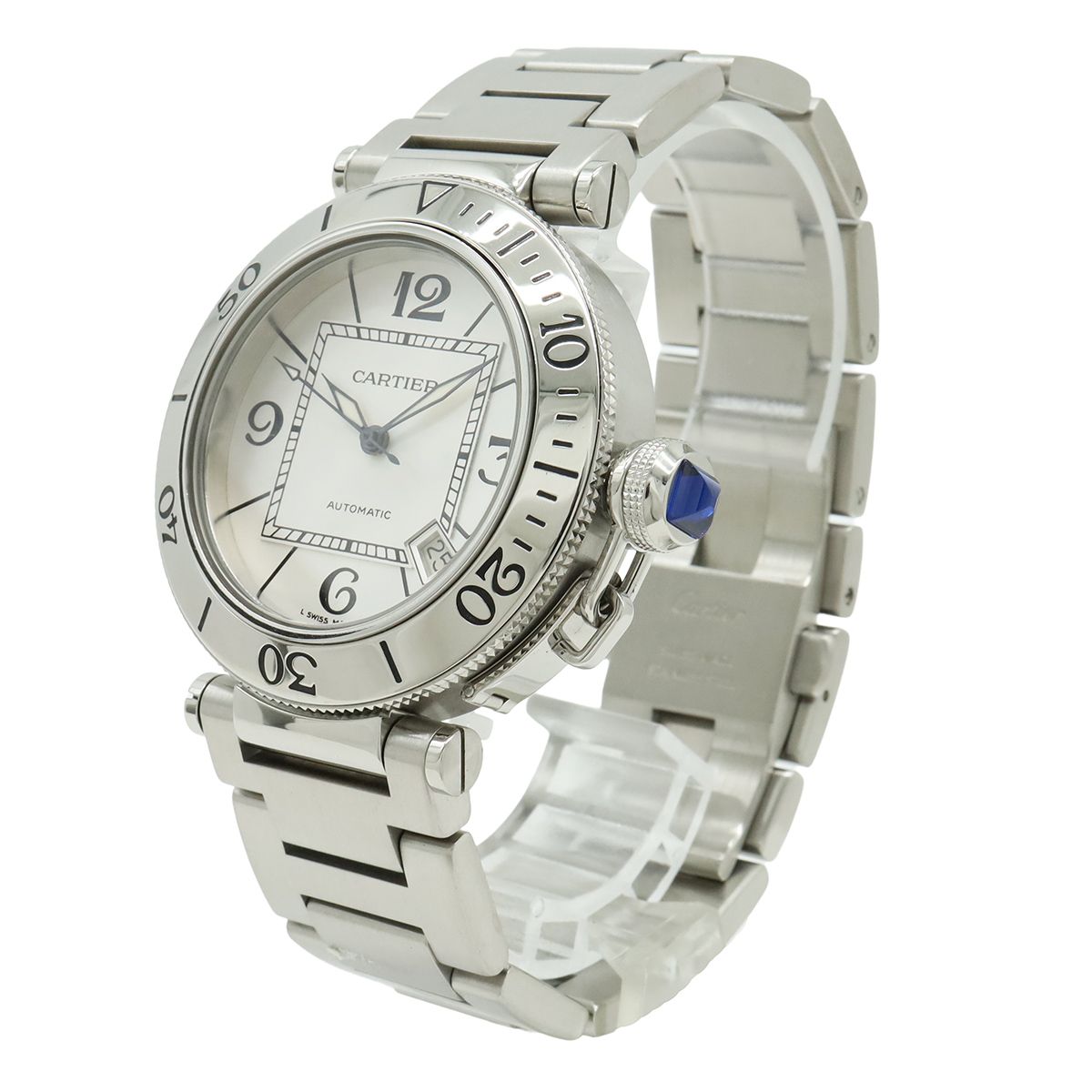 Cartier Pasha Seatimer Silver Dial Automatic Watch — view 2