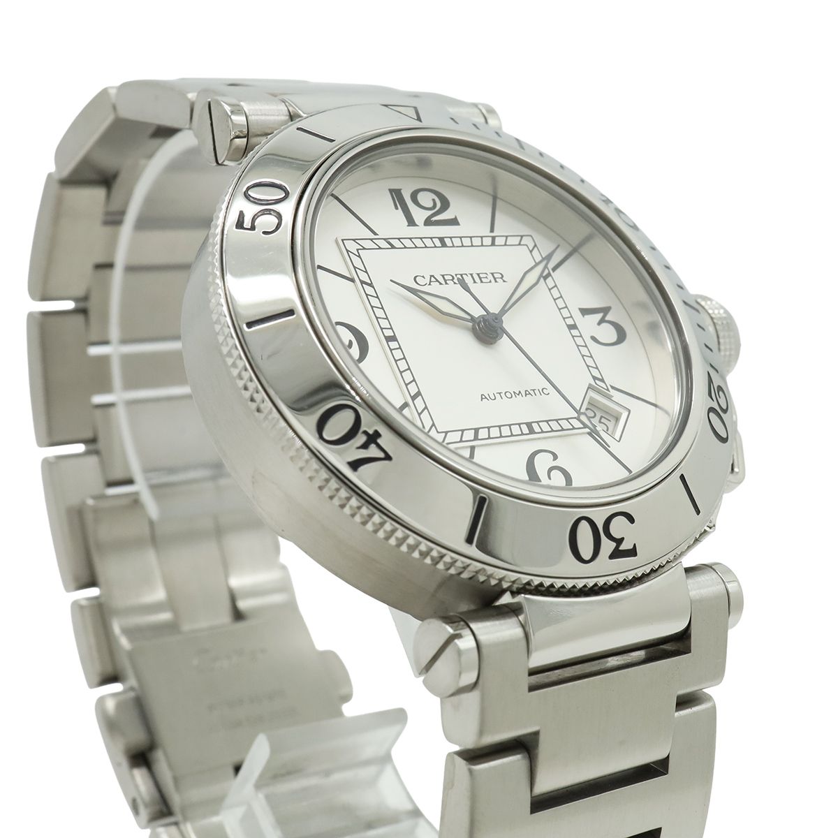 Cartier Pasha Seatimer Silver Dial Automatic Watch — view 5