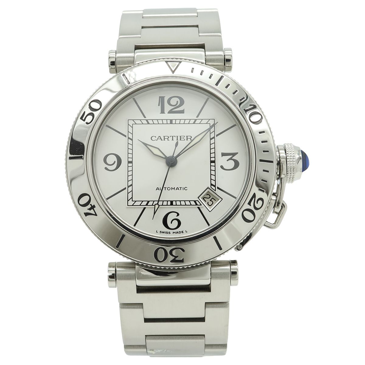 Cartier Pasha Seatimer Silver Dial Automatic Watch — view 4