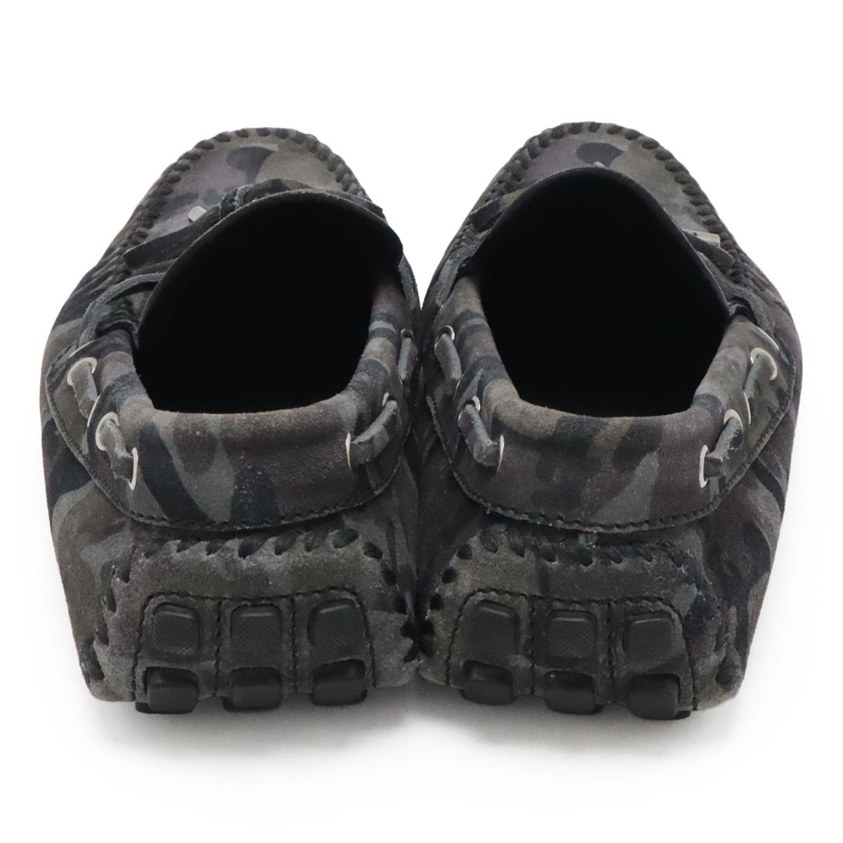 Louis Vuitton Arizona Line Driving Shoes Moccasins Slip Ons Camouflage Pattern — view 3
