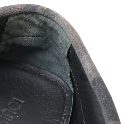 Louis Vuitton Arizona Line Driving Shoes Moccasins Slip Ons Camouflage Pattern — view 9