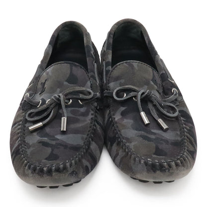 Louis Vuitton Arizona Line Driving Shoes Moccasins Slip Ons Camouflage Pattern — view 4