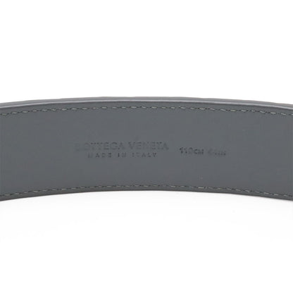 Bottega Veneta Intrecciato Belt Leather Gray — view 8