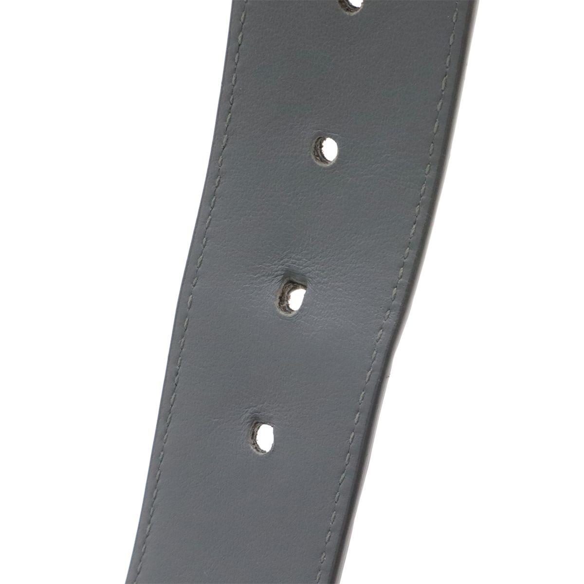Bottega Veneta Intrecciato Belt Leather Gray — view 5
