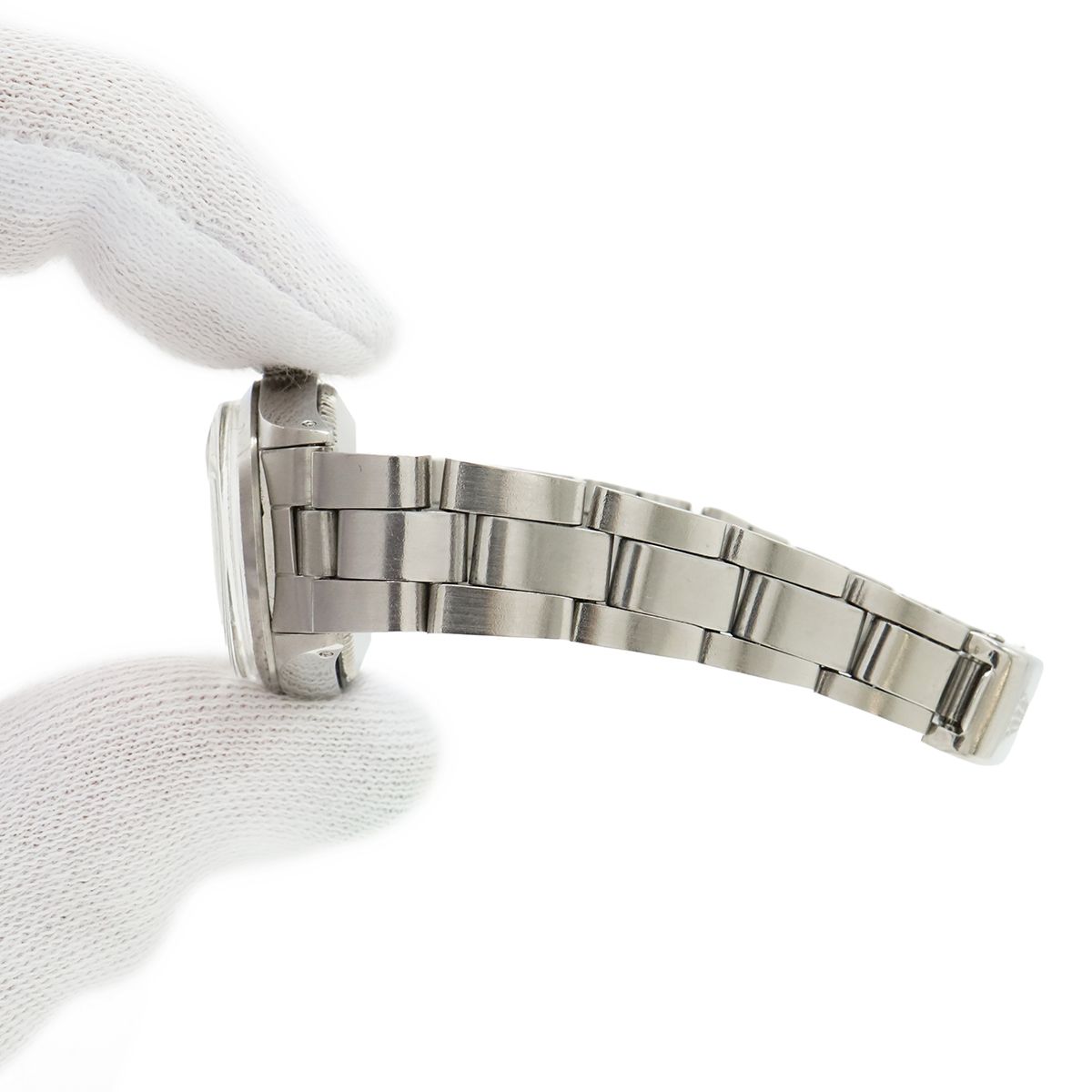 Rolex Oyster Perpetual Date Silver Dial Antique SS Automatic Watch No 28 — view 9