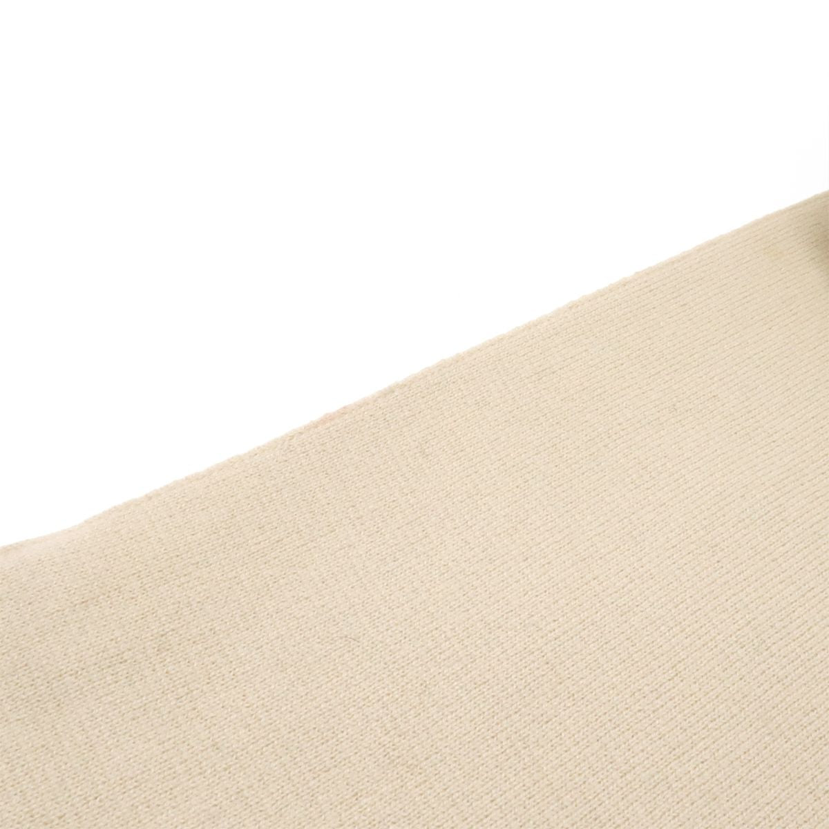 Louis Vuitton Scarf Zipper Pocket Cashmere Beige — view 5