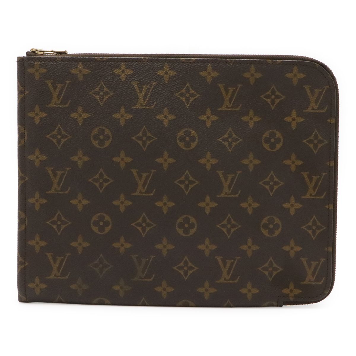 Louis Vuitton Monogram Poche Document Case Clutch Business